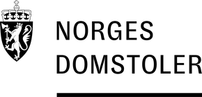 Norges domstoler logo